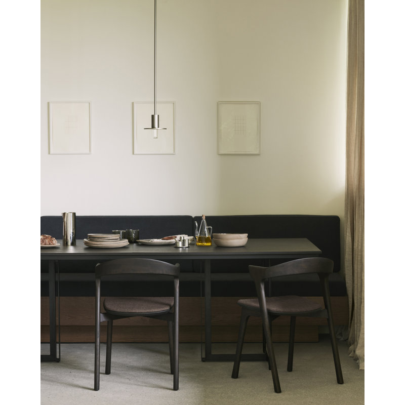 Tacet Solid Wood Dining Table, 30" H x 79" L x 39.5" W