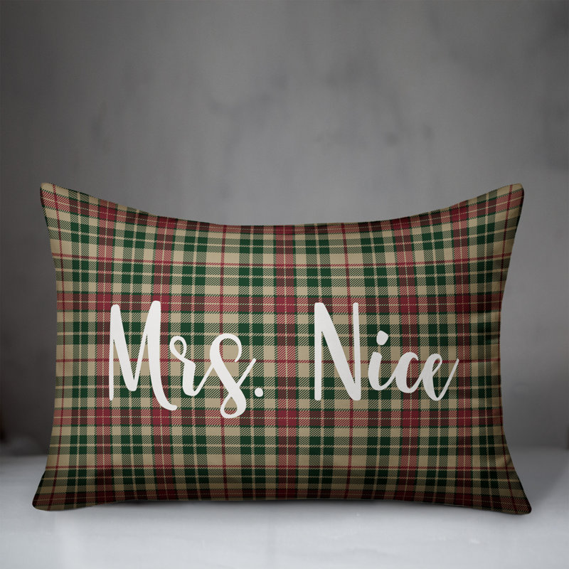  Coussin lombaire à carreaux Mme.