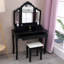 Ensemble coiffeuse et tabouret Wendland-992157117