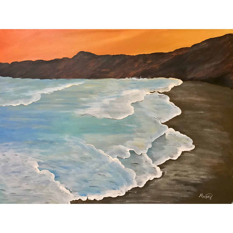 Fleurs d'eau par Alicia Lopez, H 17,25 po x l 21,25 po x P 0,875 po