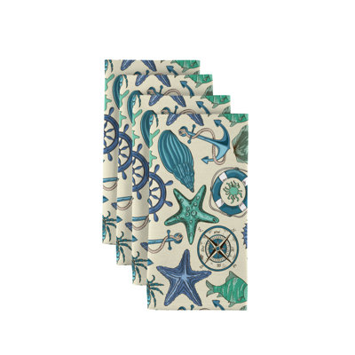 Slagle Polyester Nautical Square Napkin