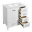 Meuble-lavabo 30 po avec lavabo en céramique-414485445