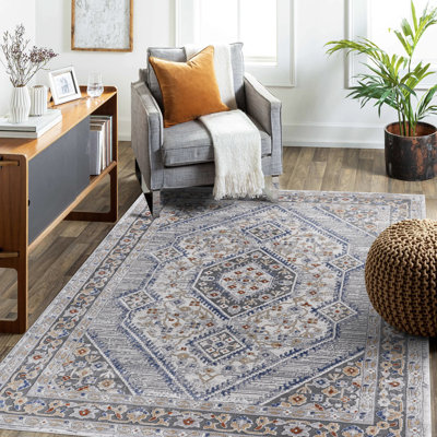 LOOM & LUXE Collection 8X10 Non-Shedding Living Room Bedroom Dining Home Office Stylish And Stain Resistant Area Rug
