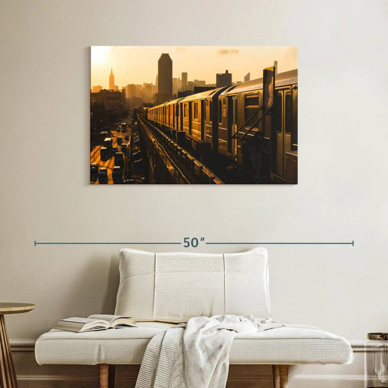 Sireci NY Subway Train, 26" H x 39" W