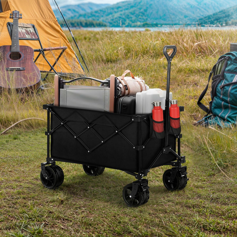 Chariot utilitaire pliable robuste, H 42,1 po x l 23,6 po x P 38 po 