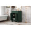 Meuble-lavabo de 24 po avec lavabo supérieur, armoire de rangement moderne avec 2 portes à fermeture douce et tablette réglable, structure en bois massif.-1459305409-1459305408