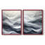 ABSTRACT Series CDLXVI - Reproduction encadrée de qualité supérieure - prête à être accrochée - aucun clou requis - aucun clou requis-1592019718-1592019716