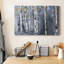 Bouleau moderne - peinture sur toile tendue-1737363561