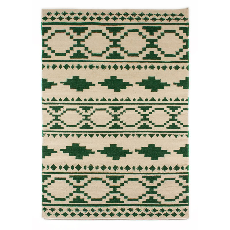 Trainor Ikat Hand Woven Area Rug, Rectangle 200 x 290cm