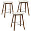 Ensemble de 3 tabourets de bar 26 po en bois massif sans dossier 26 po-676556592-676556594