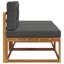 158cm Wide Patio Sectional-1312687595