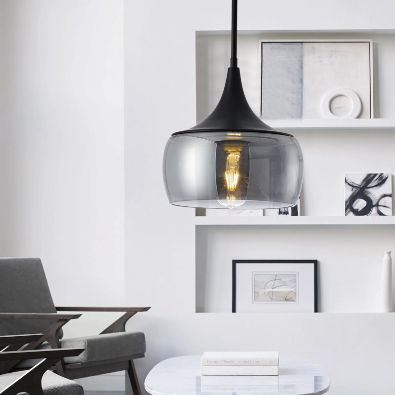 Luminaire suspendu géométrique à 1 lumière pour îlot de cuisine Bracci