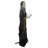 5.5' Pre-Lit Black and Green Standing Fortune Witch with Magic Ball Halloween Display