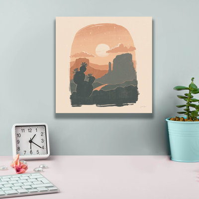 Art mural sur toile Winston Porter «Desert 1 Sq» par Janelle Penner