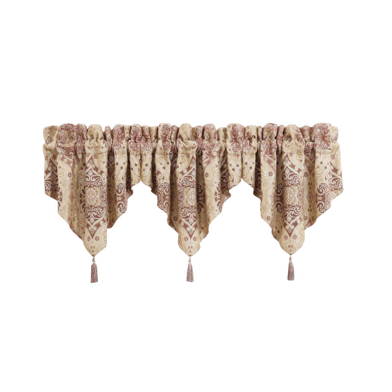 Weston - Terracotta Window Ascot Valance