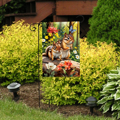 Drapeau de jardin Chipmunks
