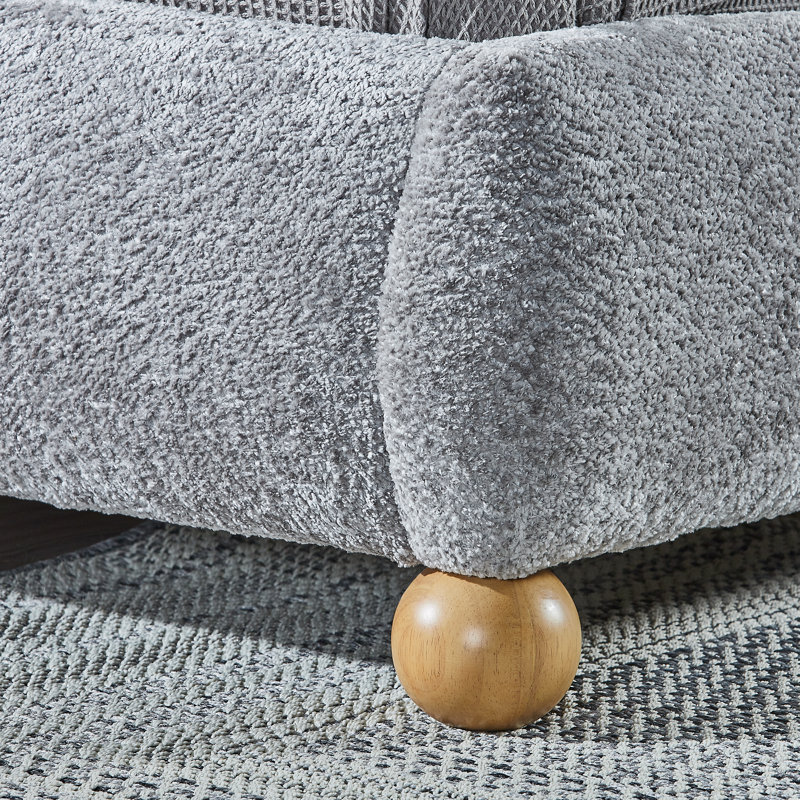  Lit plateforme tapissier Lunara, Grand