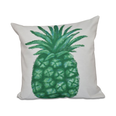 Decorative Pineapple Square Pillow Cover & Insert