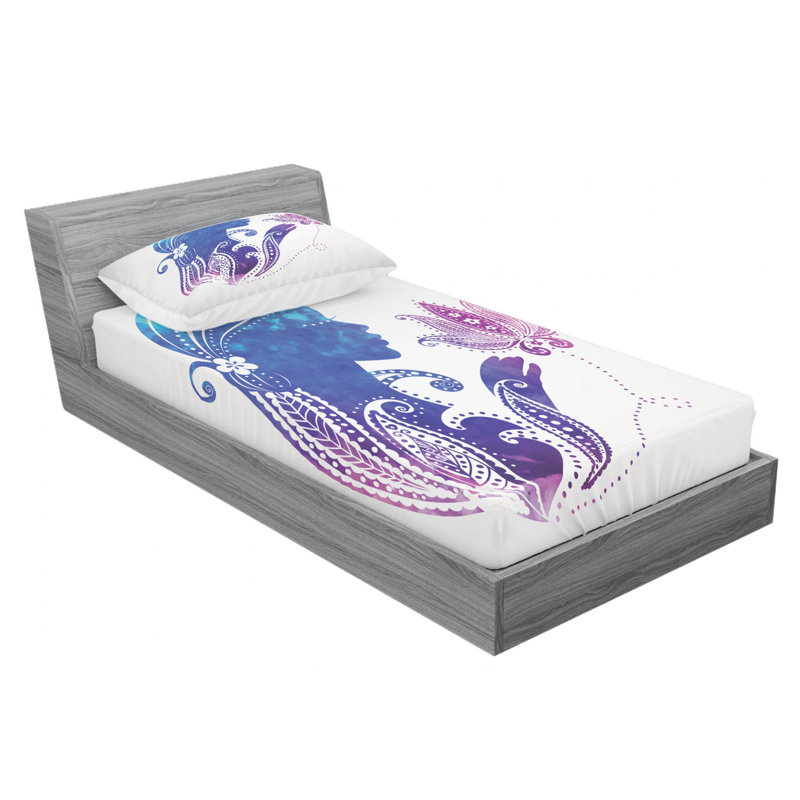 Microfiber Sheet Set, Twin XL Sheet Set with Fitted Sheet