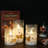 White Christmas Glass Flickering Flameless Candles Battery Operated With 10-Key Remote And Timer Set Of 3 Real Wax Holiday LED Window Pillar Candles(Snowman Decal, 3 X 4, 5, 6 Inches)
