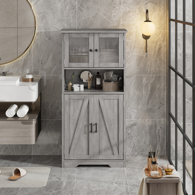 Adeon Kitchen Pantry, Grey