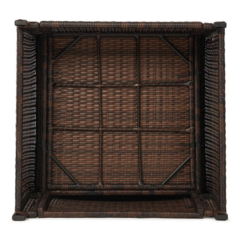 33'' Wide Wicker Patio Sectional with Cushions