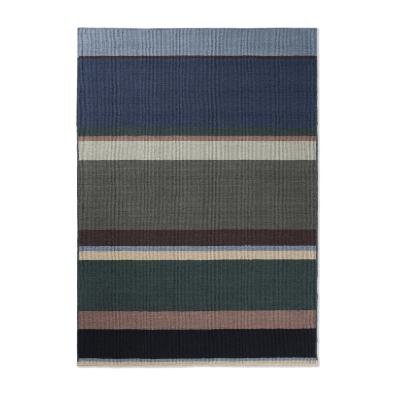 Artisan Wool Striped Area Rug, Rectangle 5'3" x 7'6"