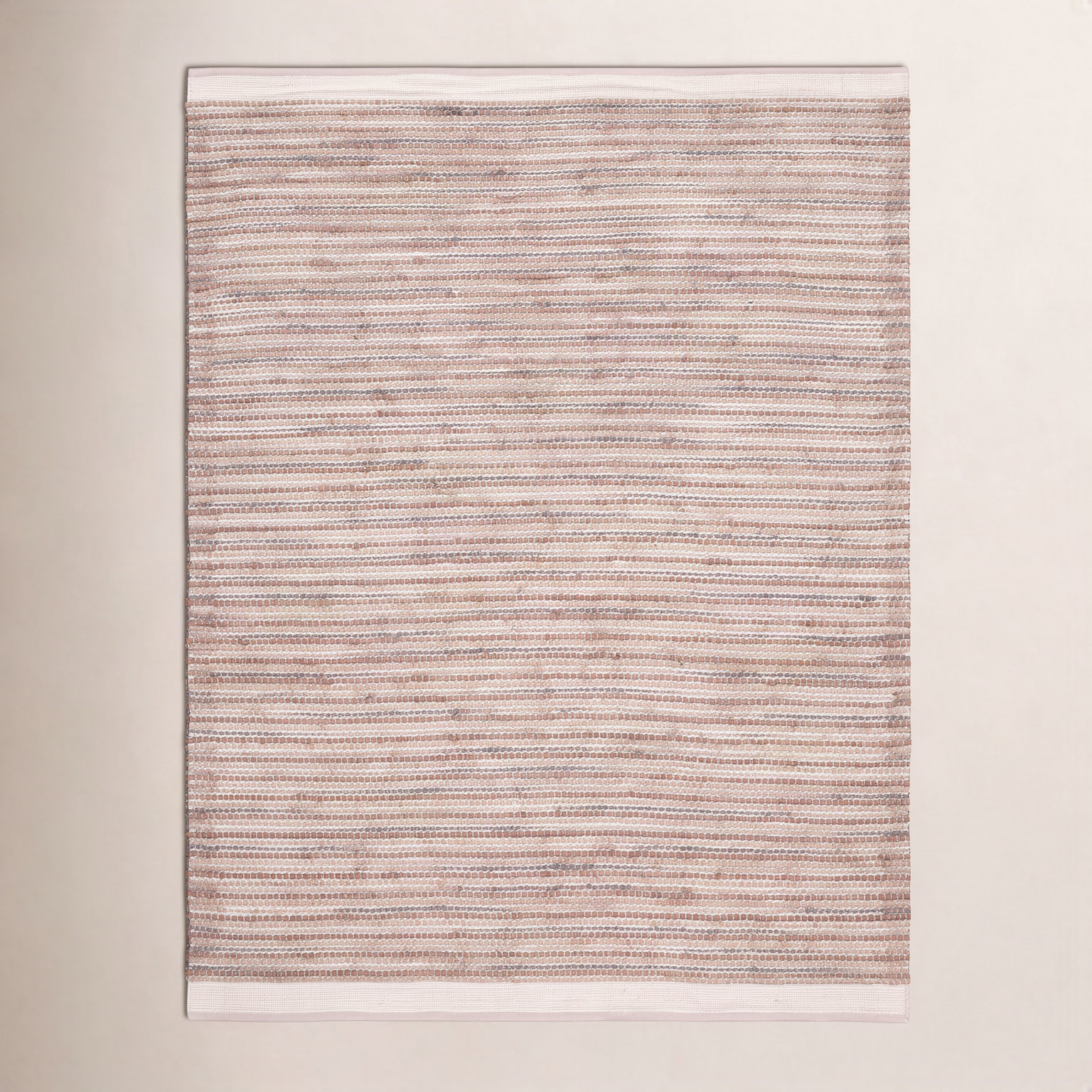 Vanora Hand-Woven Striped Jute Rug, Rectangle 7'6" x 9'6"