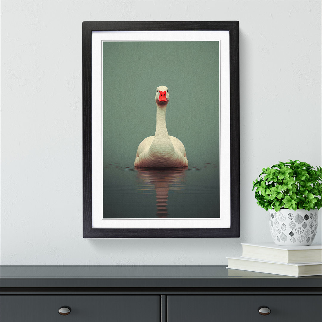 Goose Minimalism No.3 - Framed Print