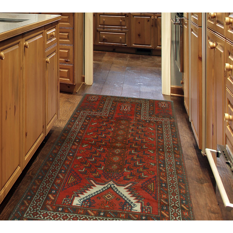 One-of-a-Kind 3'9 X 6'5 1980s Wool Area Rug in