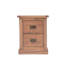 45cm W Solid + Manufactured Wood Bedside Table