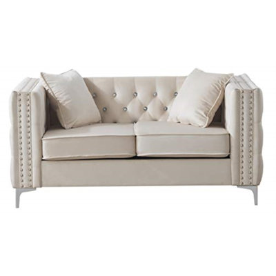 Ettinger 63'' Velvet Loveseat