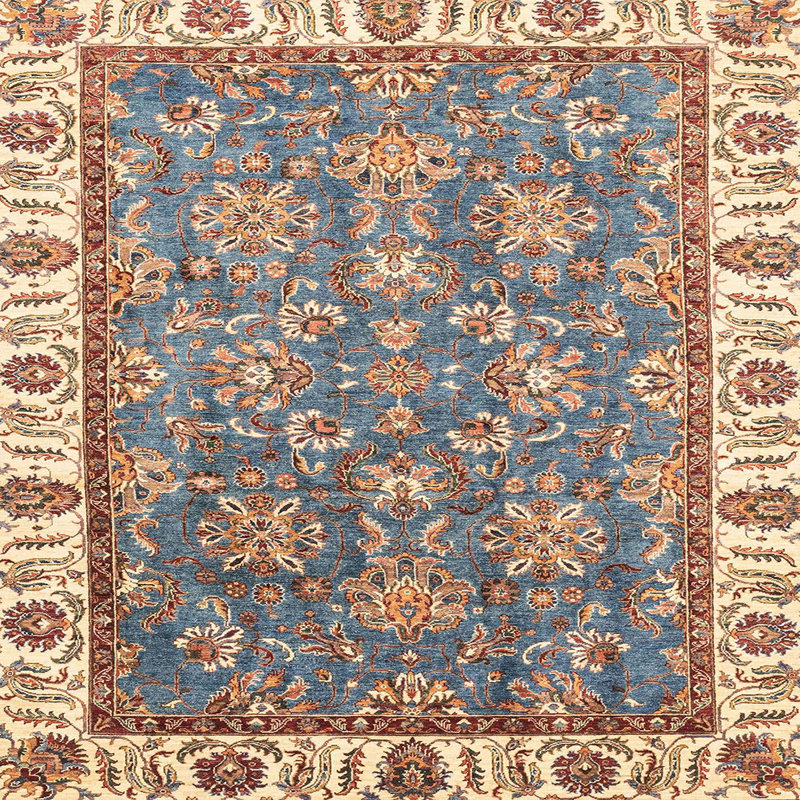 Tapis abstrait moderne 3106, Carré 6 pi