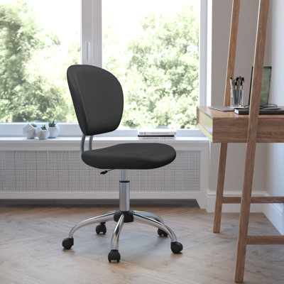Beverly Mid-Back Swivel Mesh Office Chair with Padded Seat by Flash Furniture