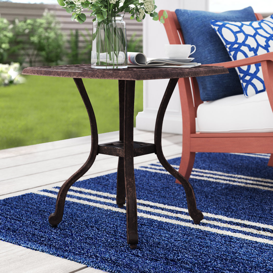 Lebanon 21'' Square Side Table Three Posts™