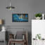 Art mural en métal luxueux «Waves Of Light Over Los Angeles» par Ann Klee, 24 po x 12 po