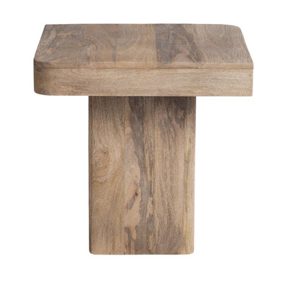 Chenul Square Solid Wood Accent_End Table
