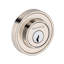 Recessed Round Deadbolt Single Cylinder Deadbolt in Matte Black-1433599304