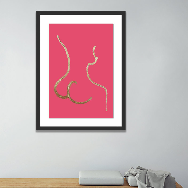 Venus Print by Anne Mersmann, 24" H x 18" W x 1.5" D, Black