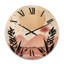 Horloge murale en bois de tyrène-2079022746