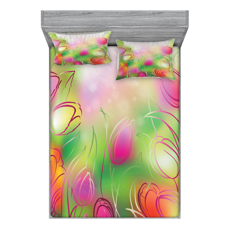 Microfiber Sheet Set, Full Sheet Set with Fitted Sheet