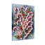 Motif de Noël avec des cannes de bonbon et des baies de houx-476378544