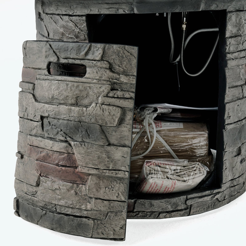 Outdoor 32" Round MgO Propane Fire Pit