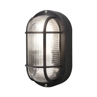 Huxley Matte Black Outdoor Bulkhead Light