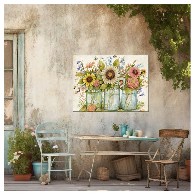 Art sur toile Buzzing Bouquets