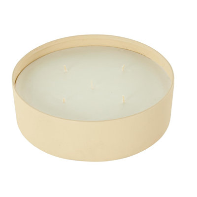 Latitude Run® Metal Juicy Black Cherries Scented Textured 59Oz 5 Wick Candle With White Wax