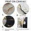 Beige noir minimalisme poteries - spirales abstraites, art mural-10592010-10592005-10592004
