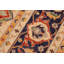 Tapis oriental noir / brun en laine noué à la main 10 pi 1 po x 13 pi 9 po Grigori