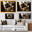 Polina noir et or violettes I - impression-704919865-704919871