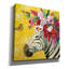  «Yellow Zebra» par Heather Gauthier, art mural sur toile, 12 po x 12 po-1690199619